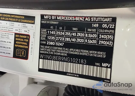 2022 Mercedes-Benz Glc 300 4Matic Coupe from USA, damaged, VIN W1N0J8EB9NG102183